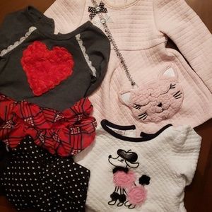 Lot of 3 cute girls outfits